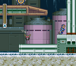 X kicks off a wall, in Chill Penguin’s stage.