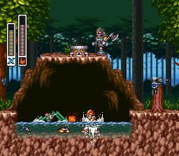 X in Sting Chameleon’s flooded stage.